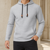 Arthur Waffle Hoodie - Light Gray