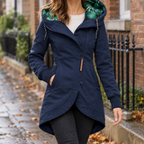 Heidi-Louise Hooded Jacket - Navy Blue