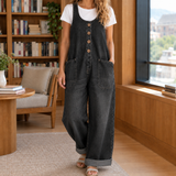 Mariella-Grace Wide Leg Jumpsuit - Black