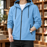 Baudouin Hooded Jacket - Fog Blue