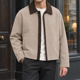 Hugo-Wade Contrast Jacket - Khaki