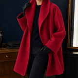 Ottilie-Eve Oversized Coat - Red