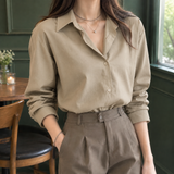 Hildegarde Relaxed Shirt - Khaki