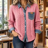 Brigitta Patchwork Jacket - Pink