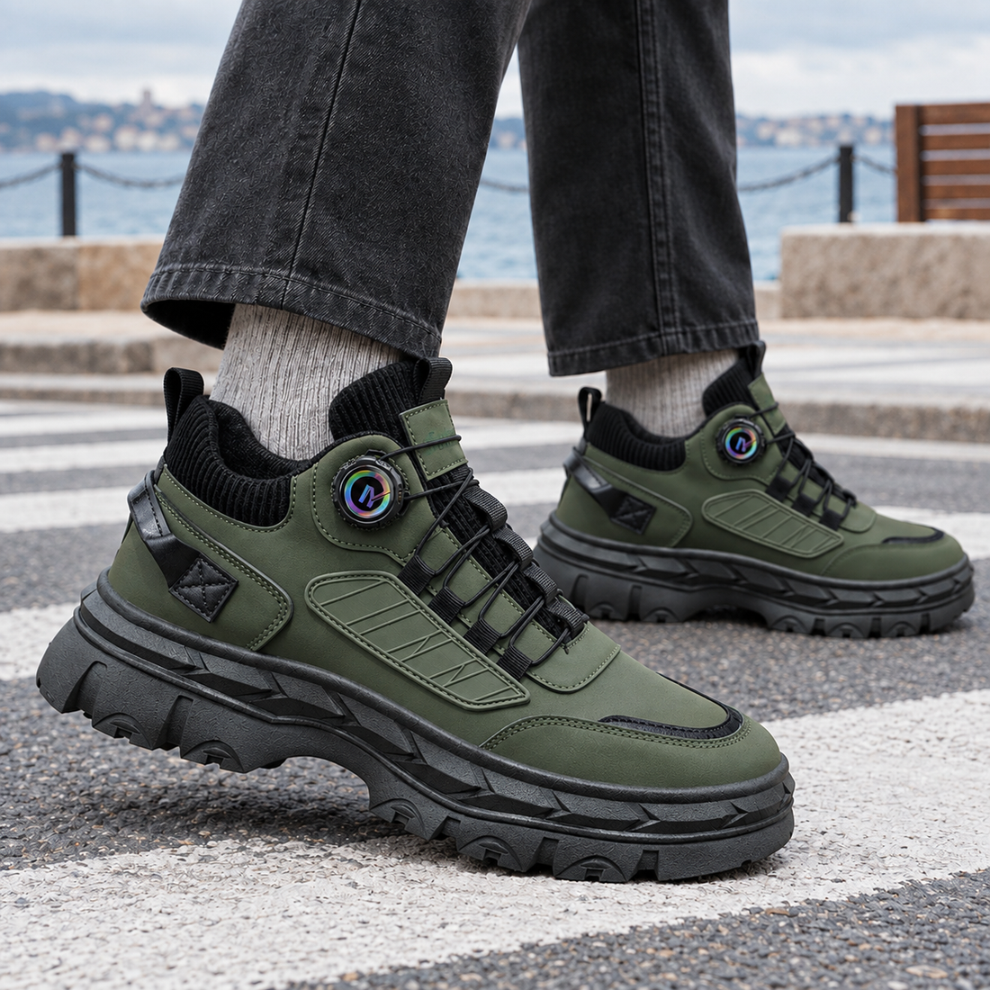 Sarzana Chunky Sneakers - Green