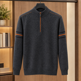 Corwin-Flynn Half Zip Sweater - Dark Gray