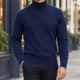 Damaso Turtleneck Sweater - Navy