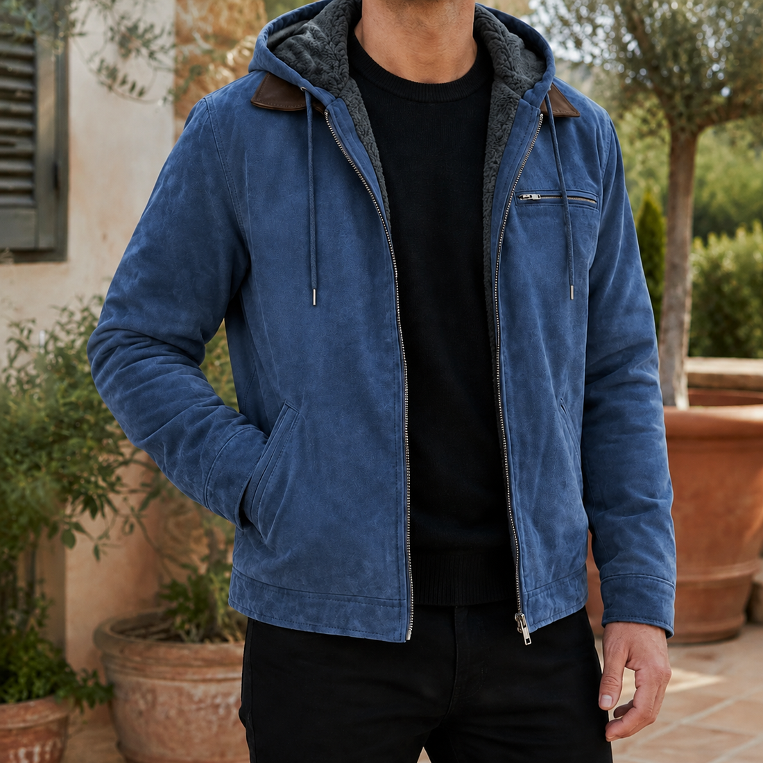 Zane Vintage Jacket - Blue