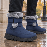 Caselli-Capri Quilted Boots - Blue