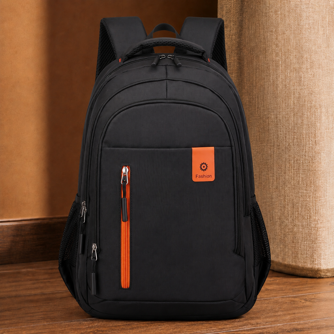 Bellini Multi Compartment Backpack - Orange-a