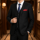 Black Four-piece Suit
