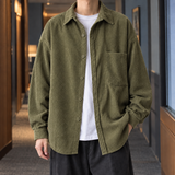 Christopher Relaxed Overshirt - Army Green