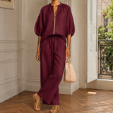 Penelope-Skye Relaxed Set - Claret