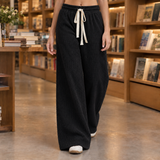 Joanna Wide Leg Pants - Black