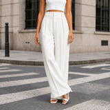 Rosalie-Faye Wide Leg Pants - White
