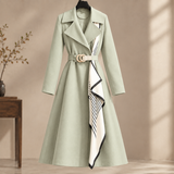 Liliane Belted Overcoat - Green