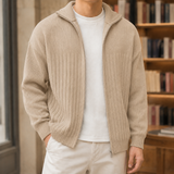 Theo-Reid Ribbed Jacket - Khaki Apricot