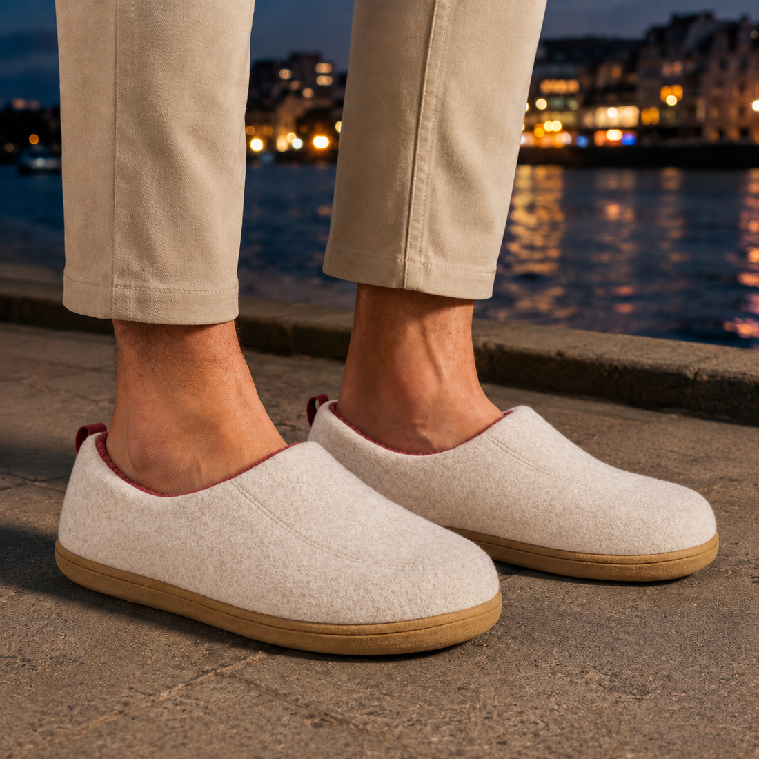 Frascati Orthopedic Slippers - Cream