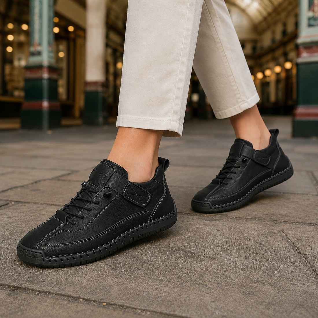 Fontana Orthopedic Sneakers - Black