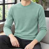 Edmund-Stone Crew Neck Sweater - Mint Green