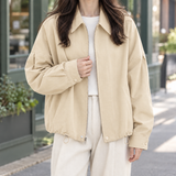 Godiva Drawstring Jacket - Light Apricot