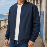 Hadrian Bomber Jacket - Dark Blue