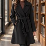 Sophie-Lane Belted Coat - Black