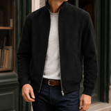 Zane-Miles Suede Jacket - Black