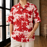 Gabriel-Hayes Tropical Shirt - Red