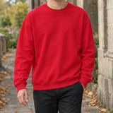 Magnus-Ellis Lightweight Sweatshirt - Round Neck-red