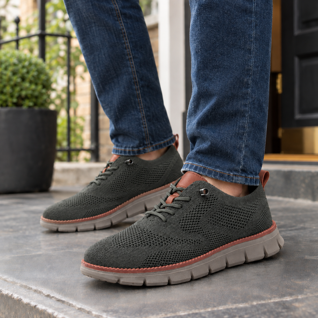 Gravina Knit Sneakers - As Pictured