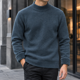 Simeon-Rhys Mock Neck Sweater - Night Orchid