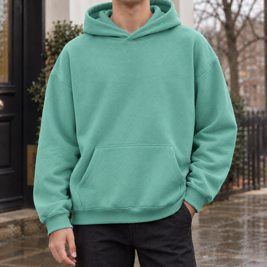 Chandler-Flynn Oversized Hoodie - Medium Green