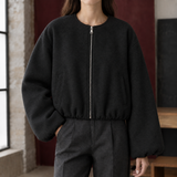 Savannah Cropped Jacket - Black