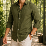 Reuben Linen Shirt - Green