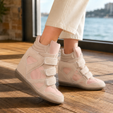 Silvestri Wedge Sneakers - Pink