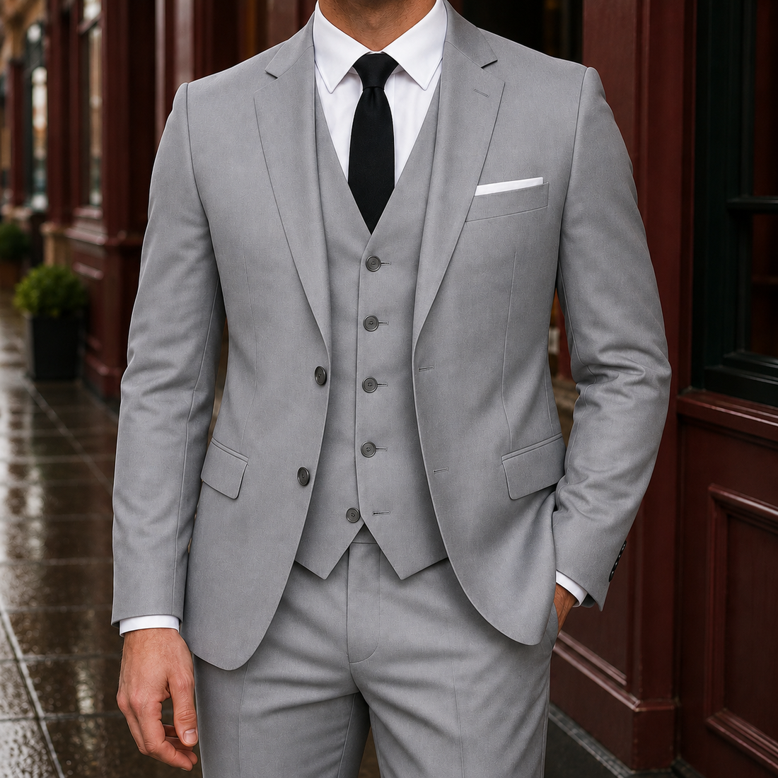 Casimir-Cole Tailored Set - Gray