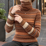 Elettra-Faye Cashmere Turtleneck - Brown