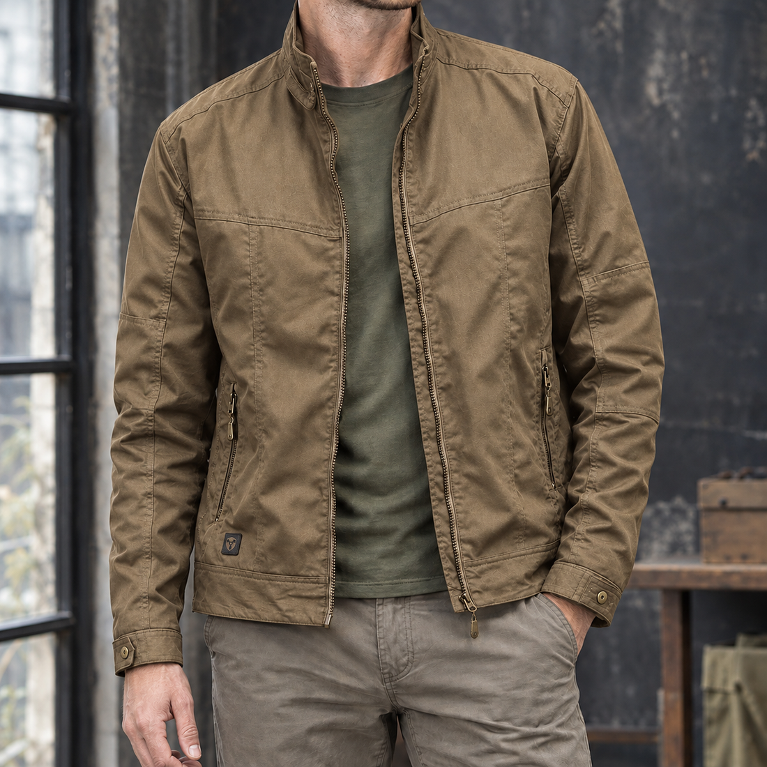 Gregoire-Scott Utility Jacket - Brown