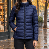 Berenice-Lane Cashmere Jacket - Navy Blue
