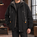Roman-West Fleece-Lined Jacket - Black
