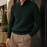 Barnaby Cashmere Sweater - Olive