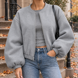 Alina-Grace Cashmere Jacket - Gray