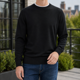 Finnian Wool Blend Sweater - Black