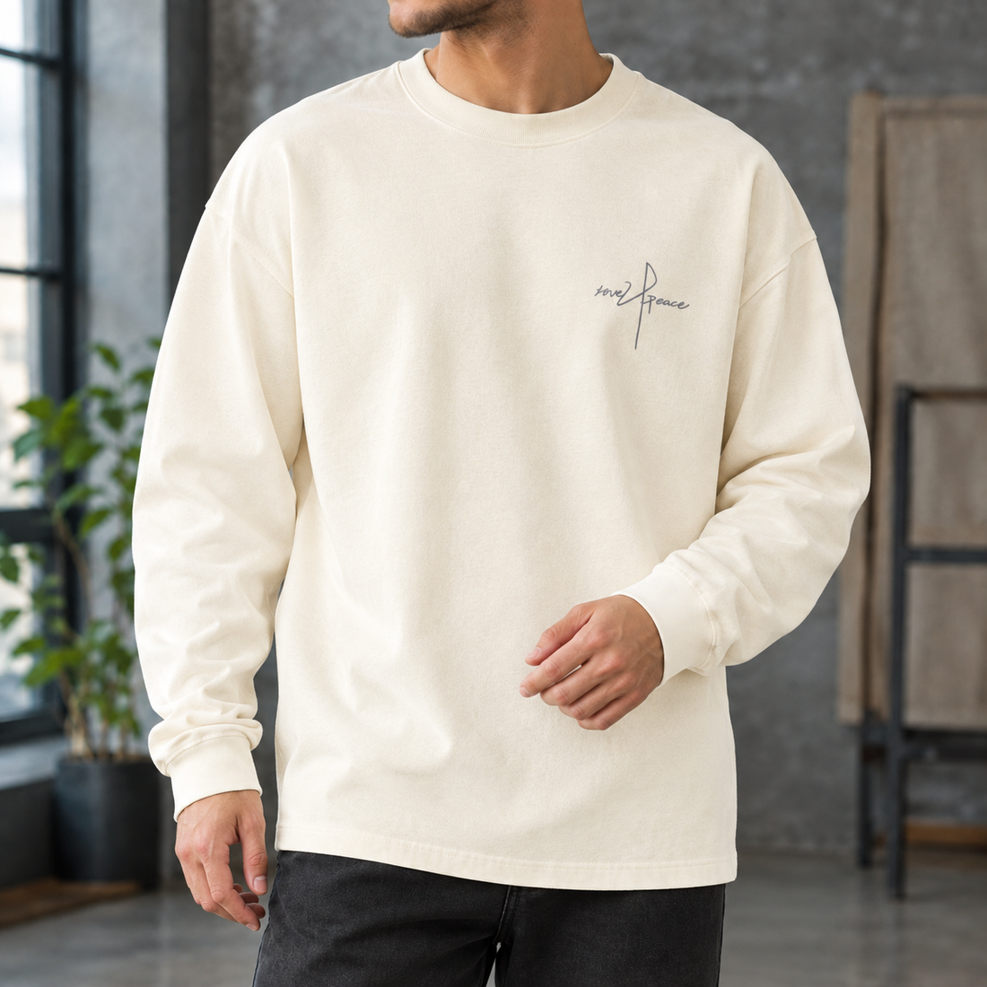Ralph-Wade Crew Neck T-Shirt - Apricot