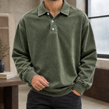 Nicodemus-Scott Relaxed Polo - Army Green