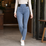 Ophelia-Grace Skinny Pants - Light Blue