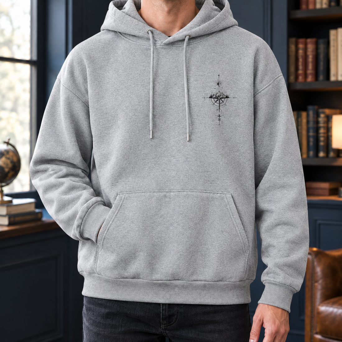 Hendrik-Dean Relaxed Hoodie - Gray