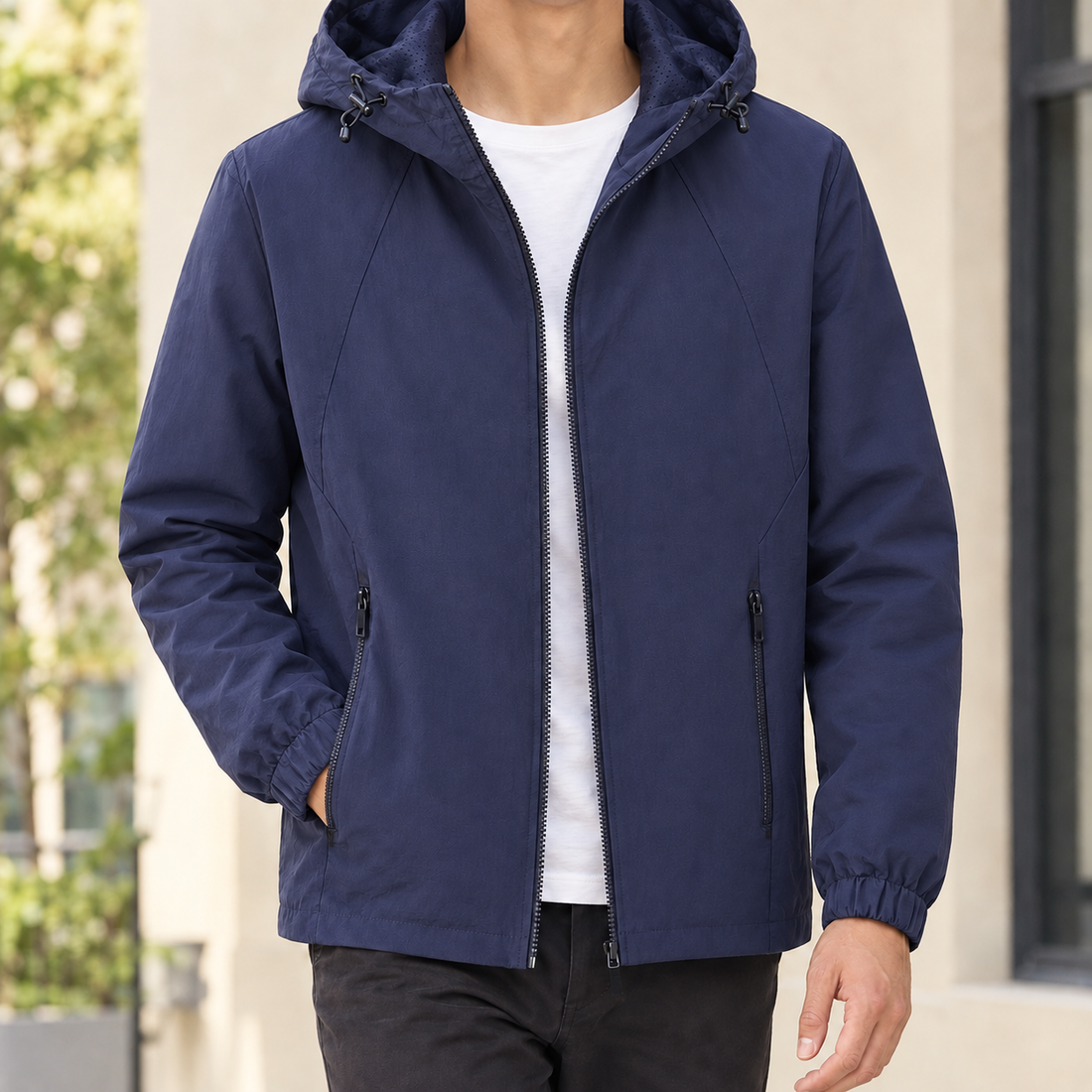 Kai-Dean Hooded Jacket - Blue