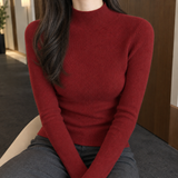 Sarah Ribbed Sweater - Red
